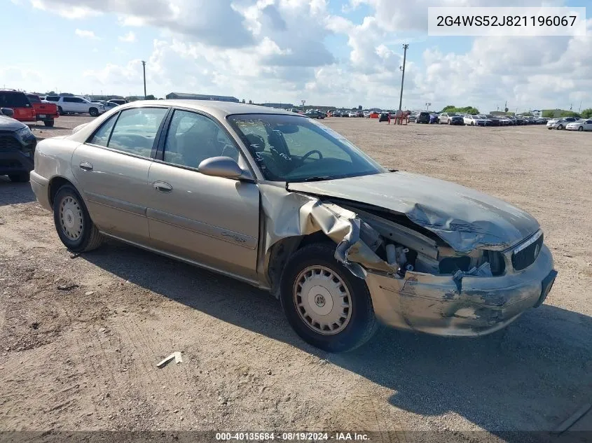 2002 Buick Century Custom VIN: 2G4WS52J821196067 Lot: 40135684