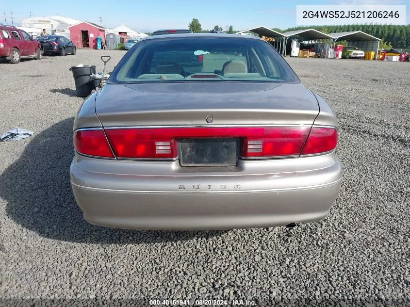 2G4WS52J521206246 2002 Buick Century Custom