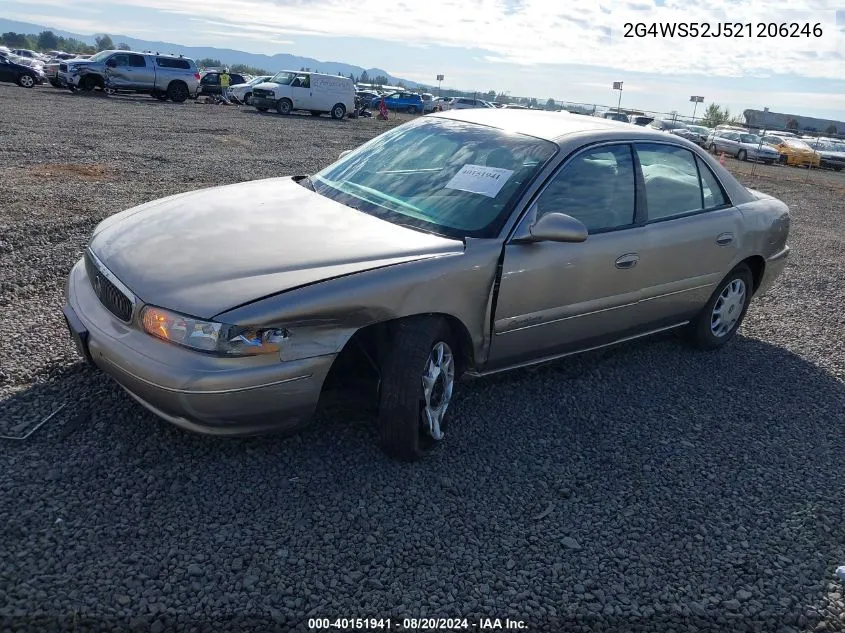 2G4WS52J521206246 2002 Buick Century Custom