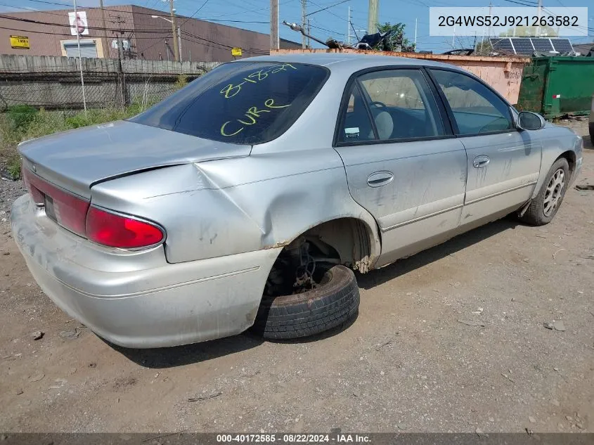 2002 Buick Century Custom VIN: 2G4WS52J921263582 Lot: 40172585