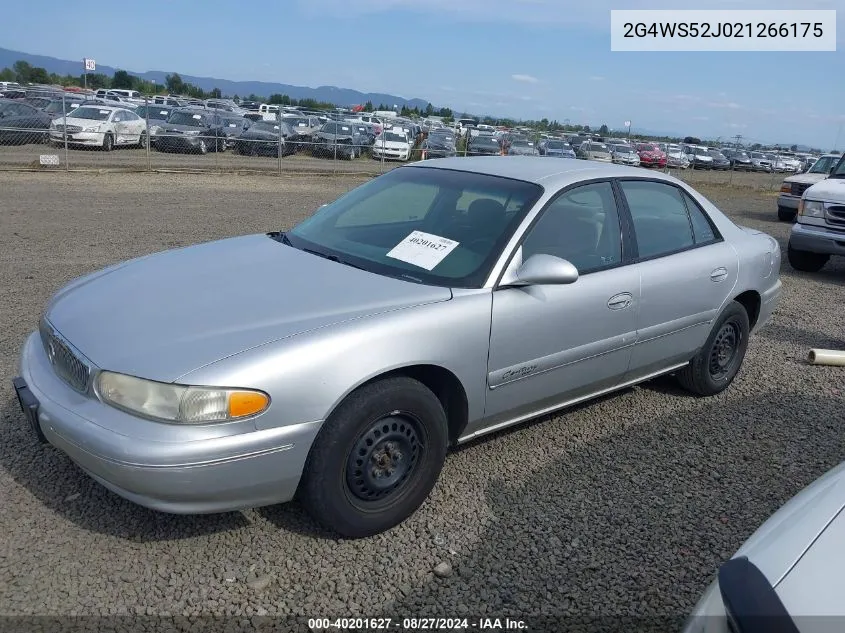 2G4WS52J021266175 2002 Buick Century Custom