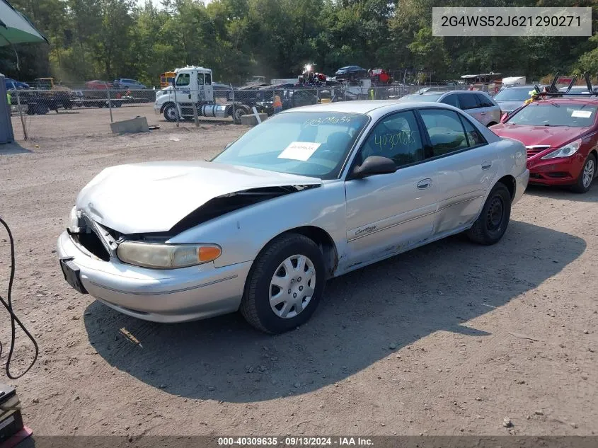 2002 Buick Century Custom VIN: 2G4WS52J621290271 Lot: 40309635