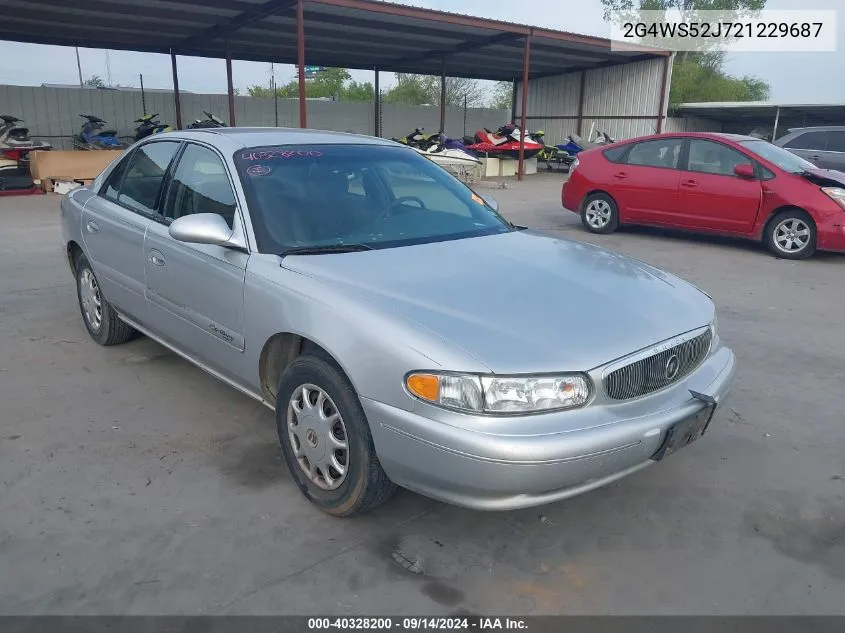 2002 Buick Century Custom VIN: 2G4WS52J721229687 Lot: 40328200