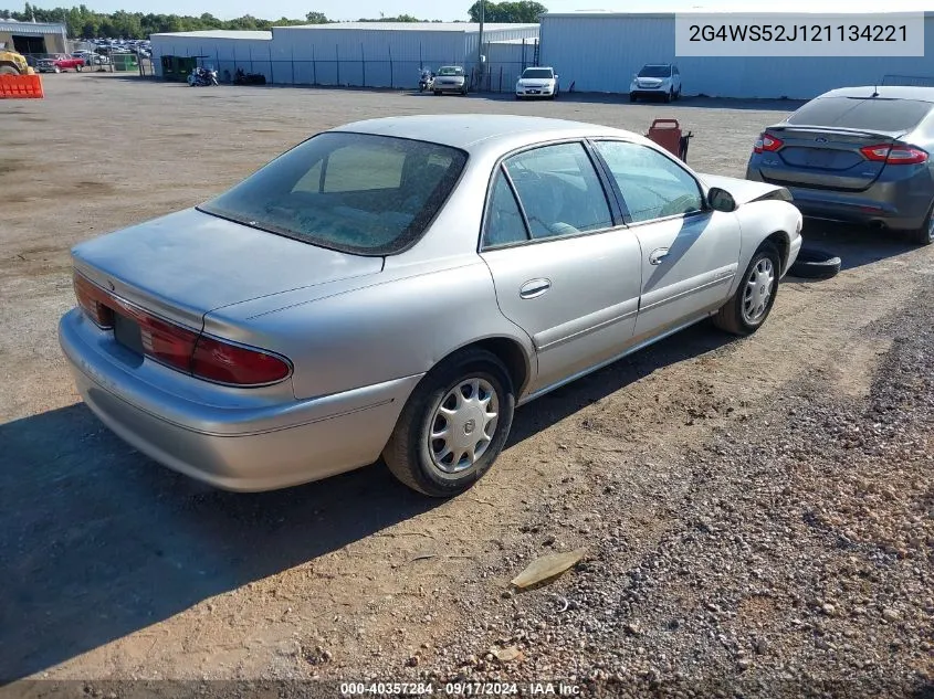 2002 Buick Century Custom VIN: 2G4WS52J121134221 Lot: 40357284