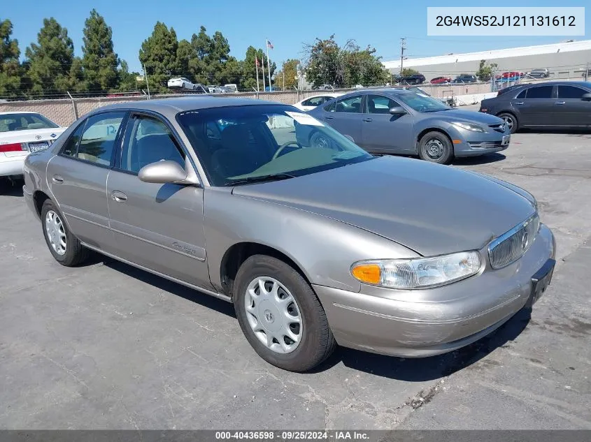 2G4WS52J121131612 2002 Buick Century Custom