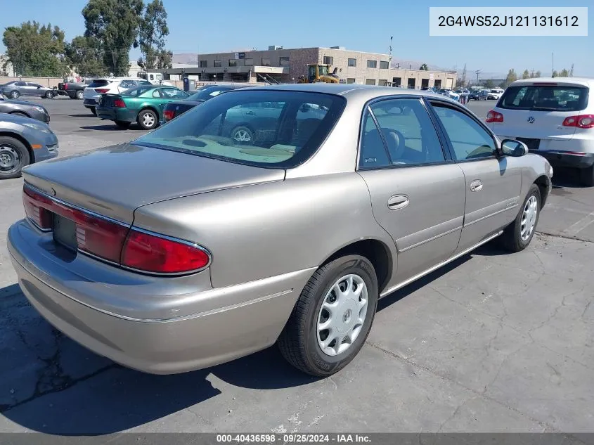 2002 Buick Century Custom VIN: 2G4WS52J121131612 Lot: 40436598