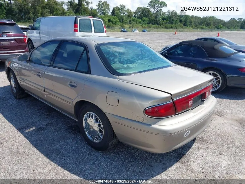 2002 Buick Century Custom VIN: 2G4WS52J121221312 Lot: 40474649