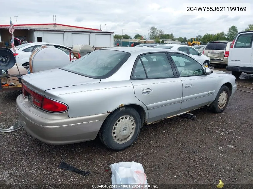 2G4WY55J621199169 2002 Buick Century Limited