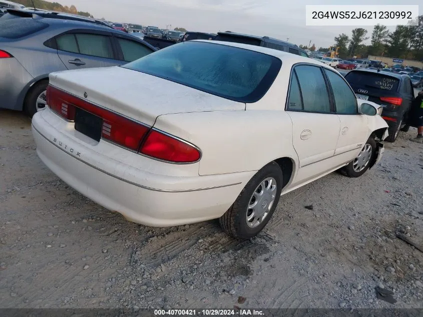 2002 Buick Century Custom VIN: 2G4WS52J621230992 Lot: 40700421