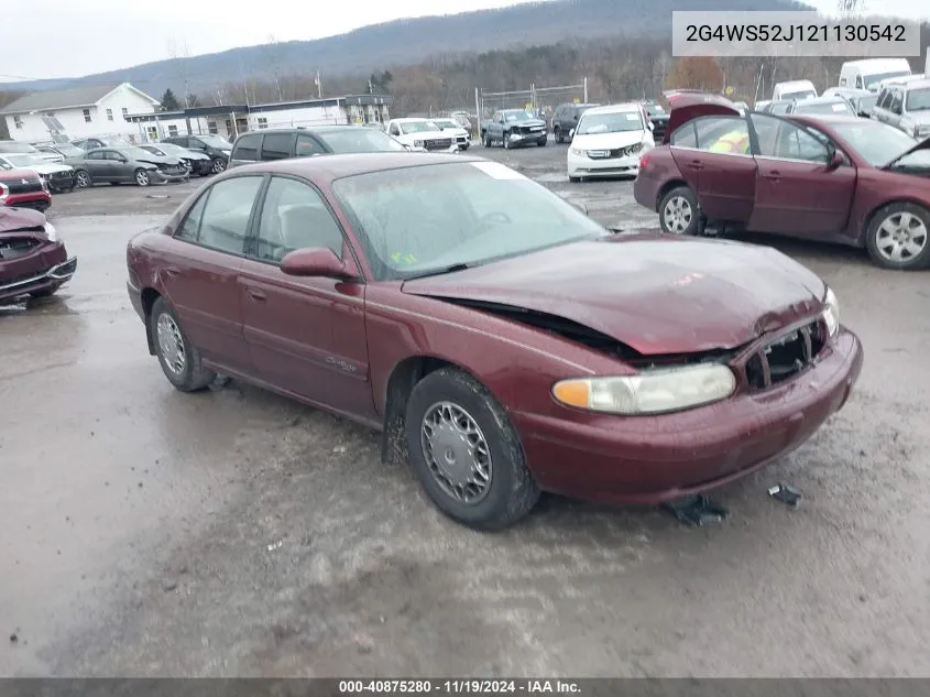 2002 Buick Century Custom VIN: 2G4WS52J121130542 Lot: 40875280