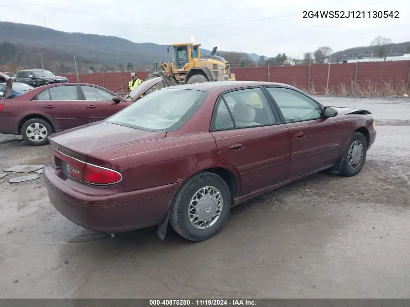 2002 Buick Century Custom VIN: 2G4WS52J121130542 Lot: 40875280