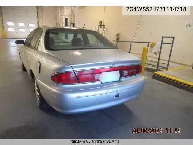 2003 Buick Century Custom VIN: 2G4WS52J731114718 Lot: 30046575