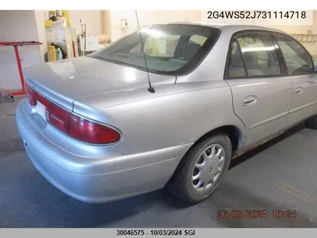 2G4WS52J731114718 2003 Buick Century Custom