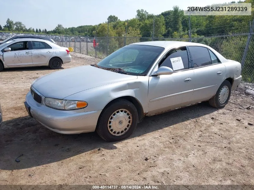 2003 Buick Century Custom VIN: 2G4WS55J231289339 Lot: 40114737