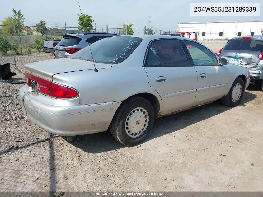 2003 Buick Century Custom VIN: 2G4WS55J231289339 Lot: 40114737