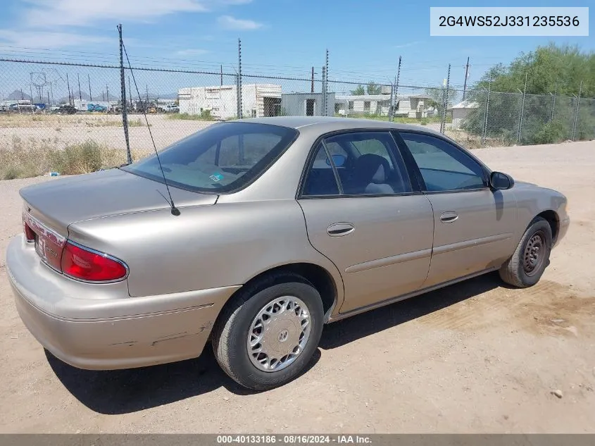 2003 Buick Century Custom VIN: 2G4WS52J331235536 Lot: 40133186