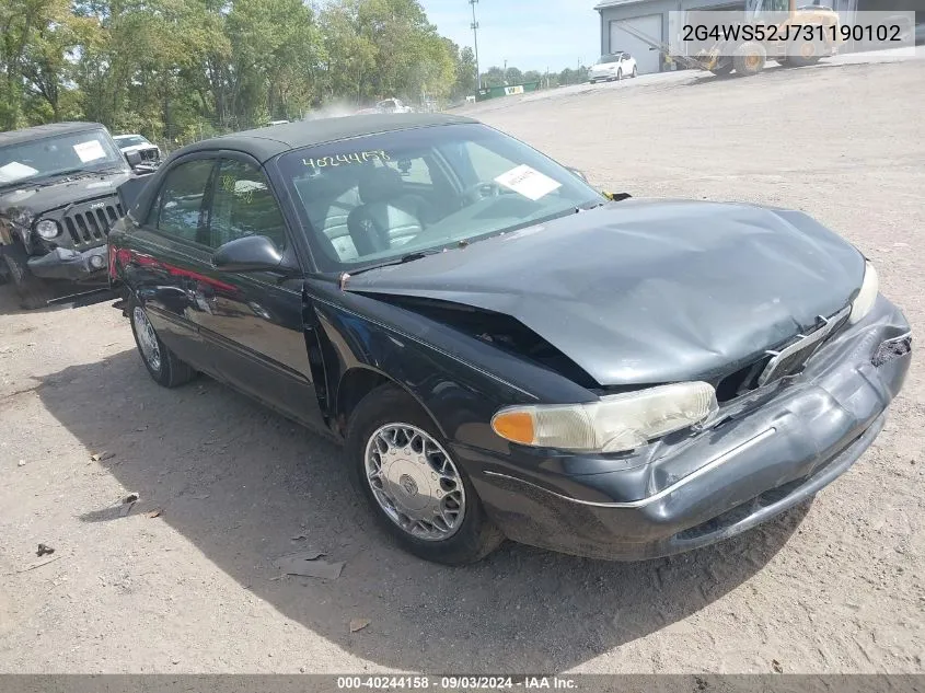 2003 Buick Century Custom VIN: 2G4WS52J731190102 Lot: 40244158