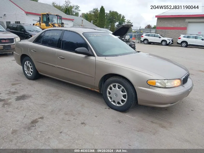 2G4WS52J831190044 2003 Buick Century Custom