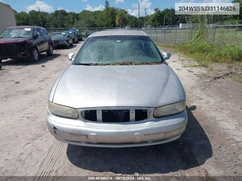 2G4WS55J331146626 2003 Buick Century Custom