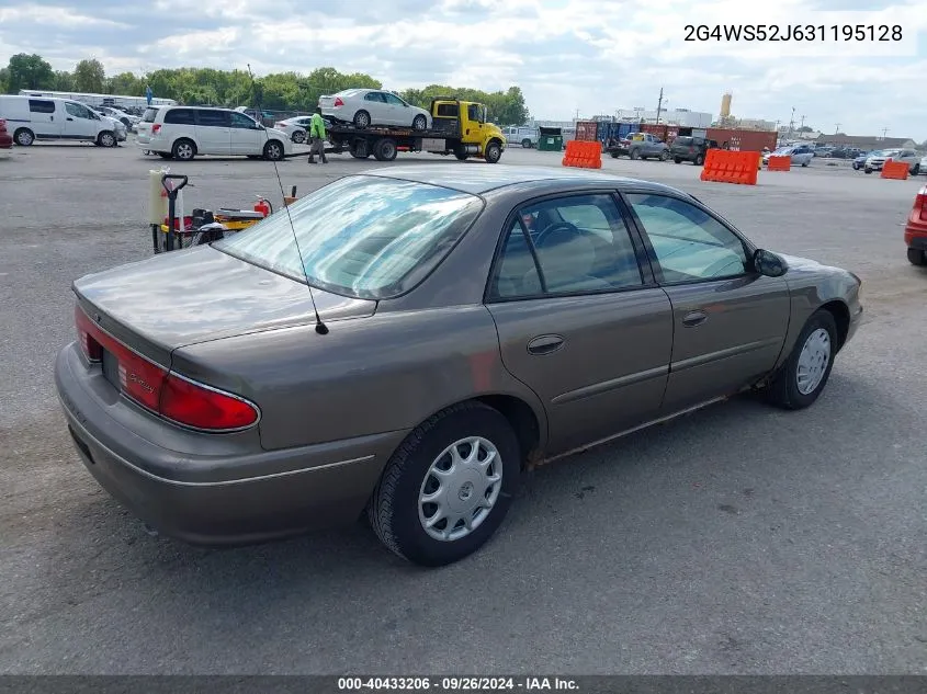 2G4WS52J631195128 2003 Buick Century Custom