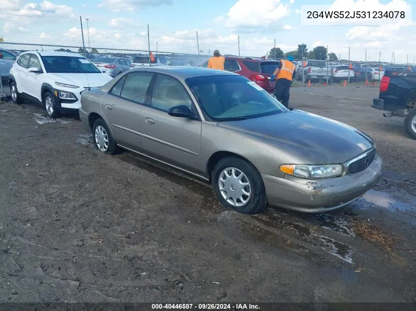 2003 Buick Century Custom VIN: 2G4WS52J531234078 Lot: 40446587