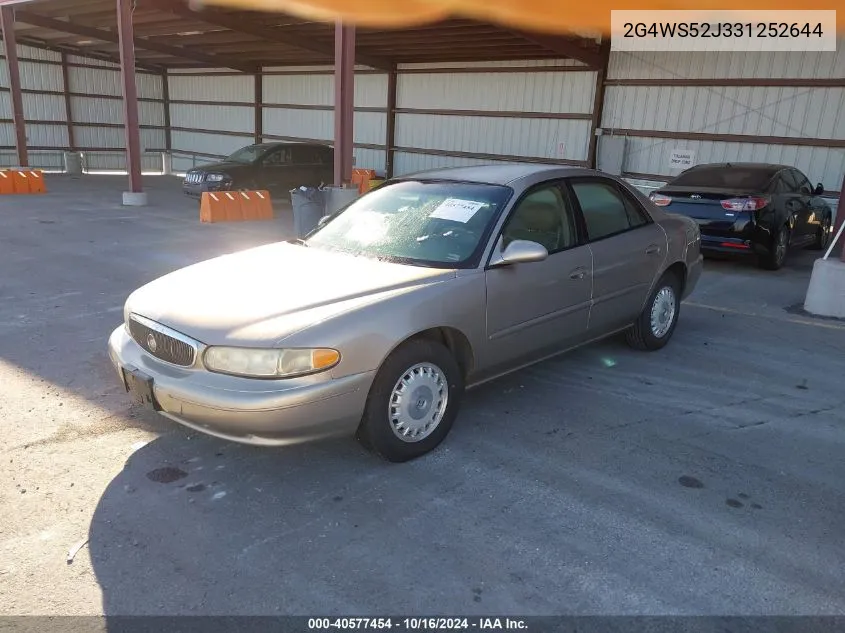 2003 Buick Century Custom VIN: 2G4WS52J331252644 Lot: 40577454