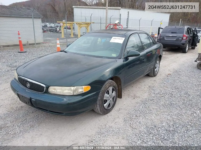 2003 Buick Century Custom VIN: 2G4WS52J631247731 Lot: 40875829