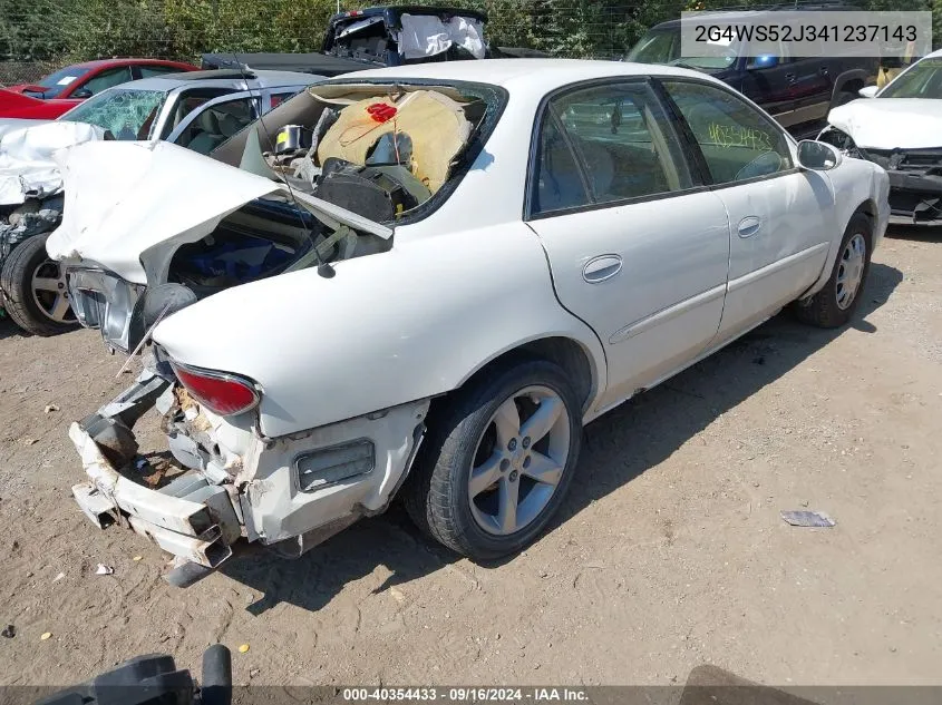 2004 Buick Century VIN: 2G4WS52J341237143 Lot: 40354433