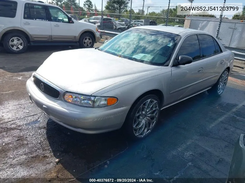 2004 Buick Century VIN: 2G4WS52J541203799 Lot: 40376572