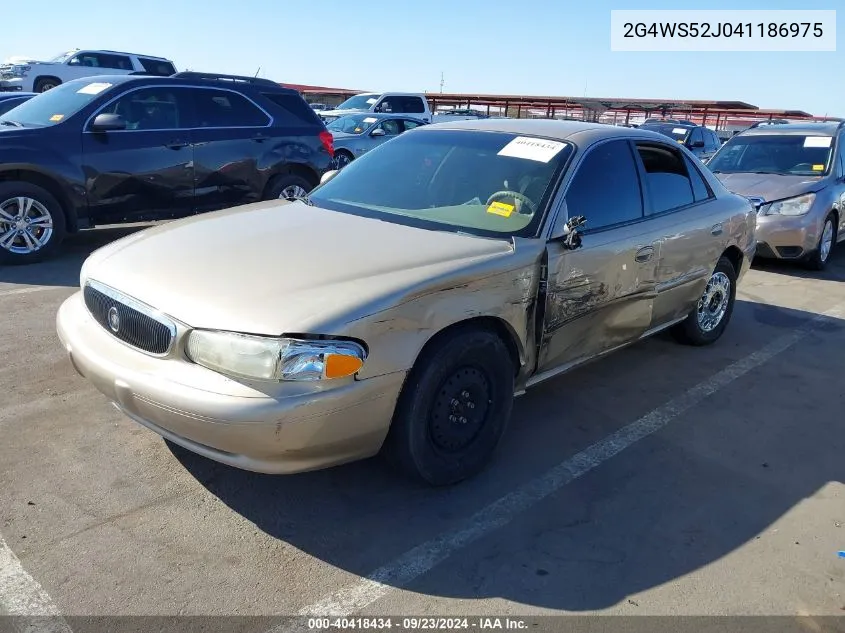 2004 Buick Century VIN: 2G4WS52J041186975 Lot: 40418434