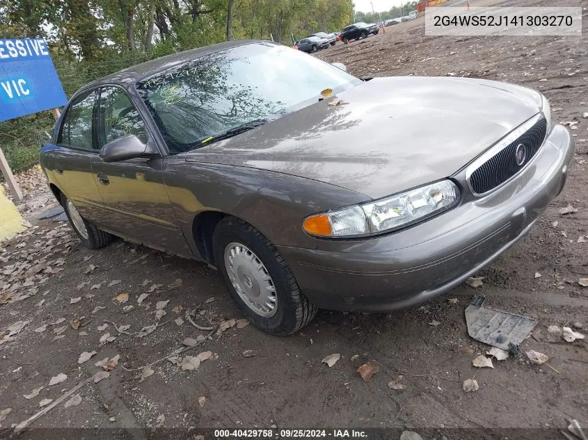 2004 Buick Century VIN: 2G4WS52J141303270 Lot: 40429758