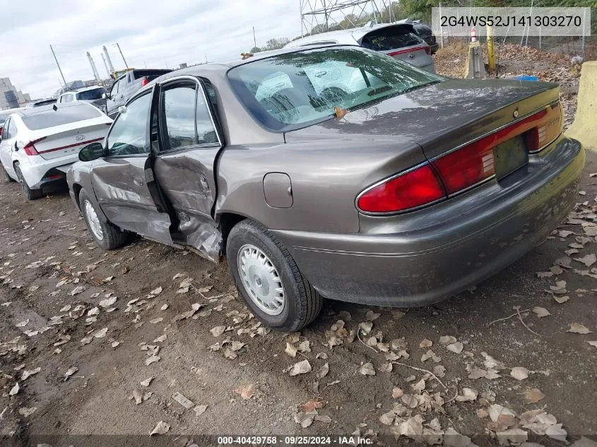 2G4WS52J141303270 2004 Buick Century