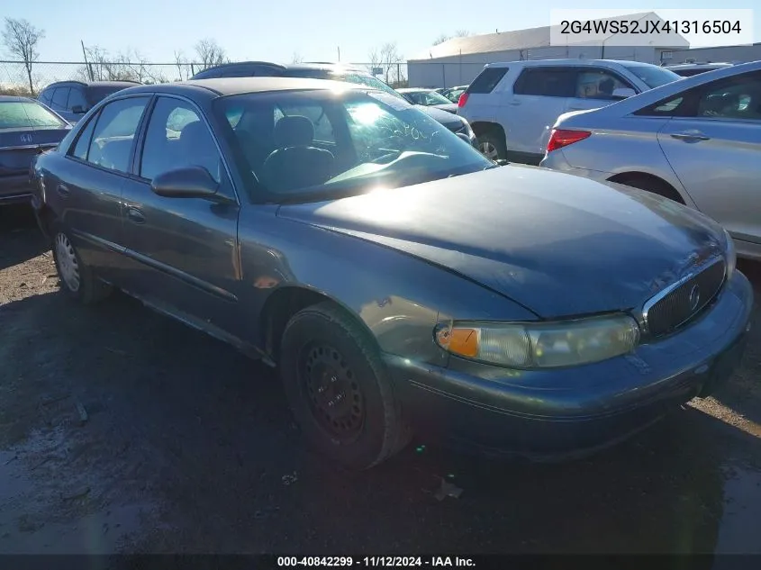 2G4WS52JX41316504 2004 Buick Century