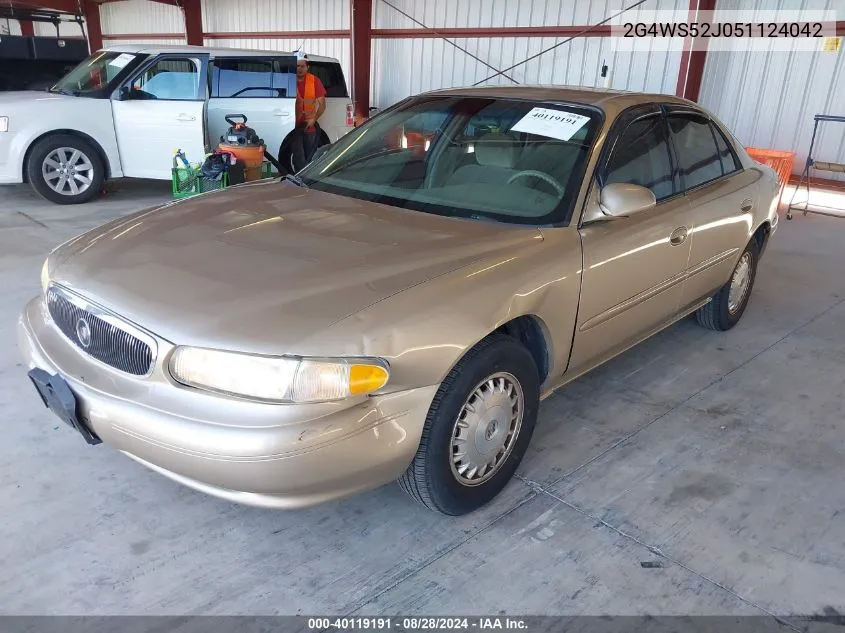 2G4WS52J051124042 2005 Buick Century