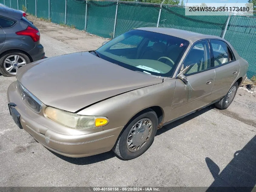 2005 Buick Century VIN: 2G4WS52J551173480 Lot: 40158158