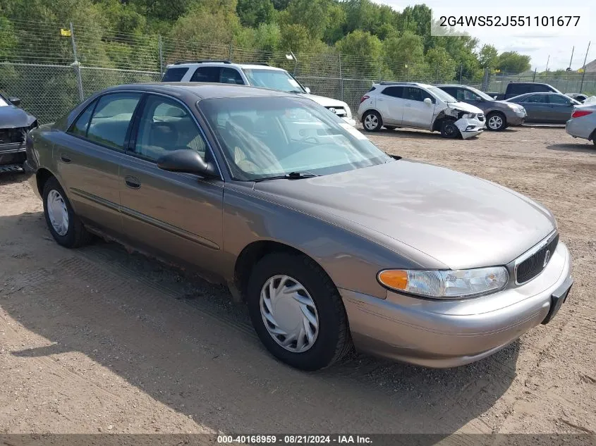 2005 Buick Century VIN: 2G4WS52J551101677 Lot: 40168959