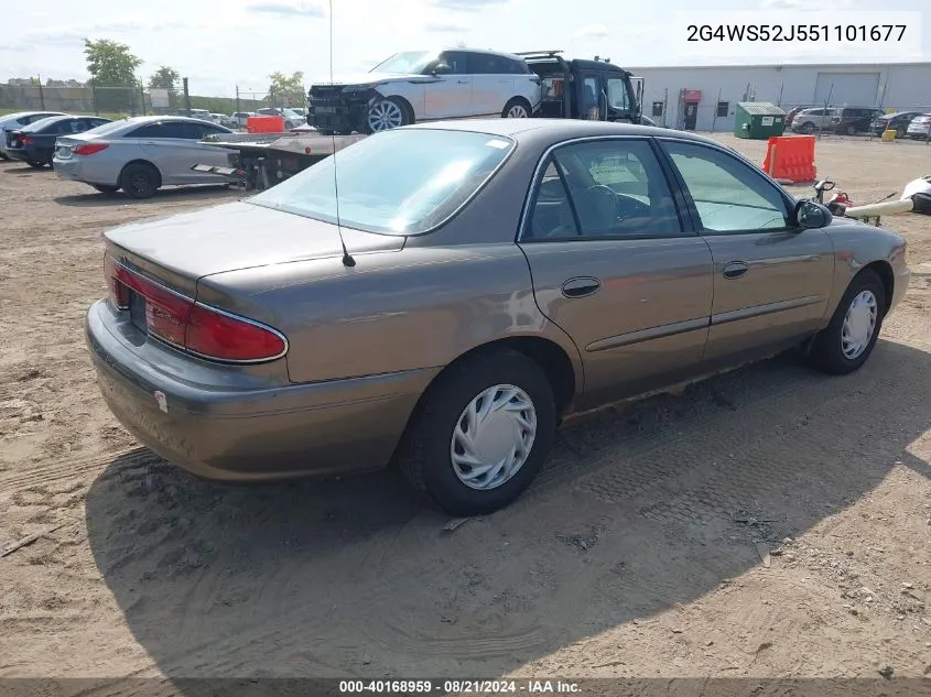 2005 Buick Century VIN: 2G4WS52J551101677 Lot: 40168959