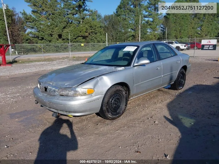 2005 Buick Century VIN: 2G4WS52J751127200 Lot: 40375121