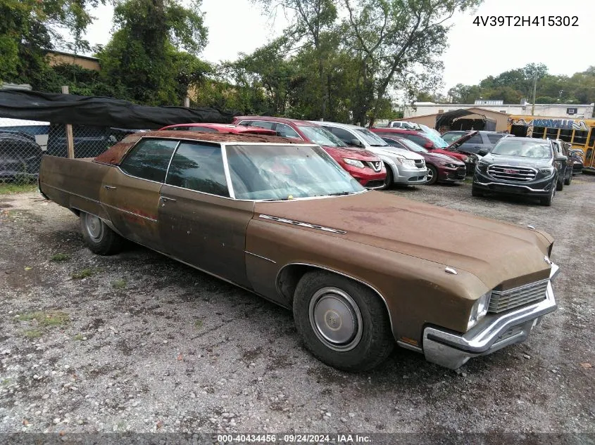 1972 Buick Electra VIN: 4V39T2H415302 Lot: 40434456