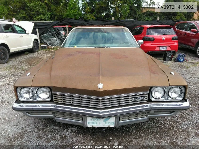 4V39T2H415302 1972 Buick Electra