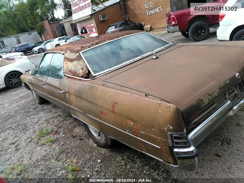 4V39T2H415302 1972 Buick Electra