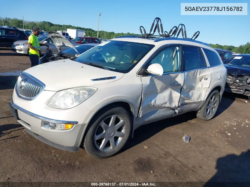 5GAEV23778J156782 2008 Buick Enclave Cxl