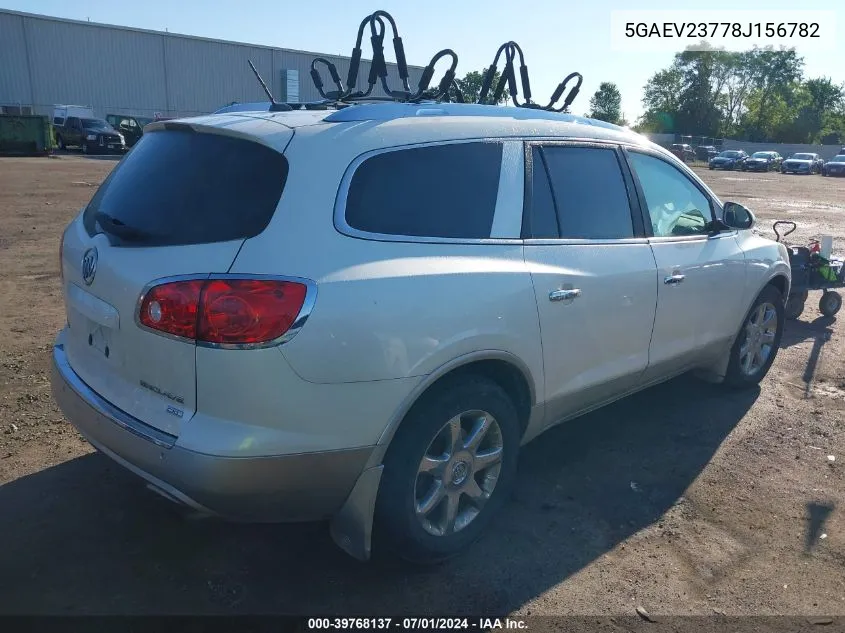 5GAEV23778J156782 2008 Buick Enclave Cxl