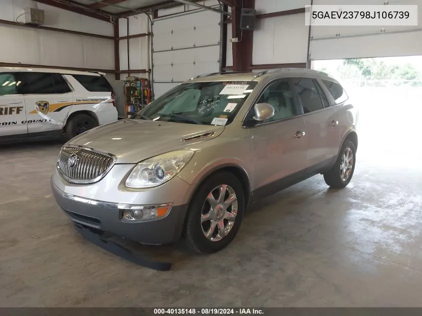 2008 Buick Enclave Cxl VIN: 5GAEV23798J106739 Lot: 40135148