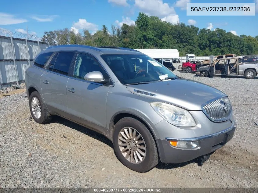 5GAEV23738J232336 2008 Buick Enclave Cxl