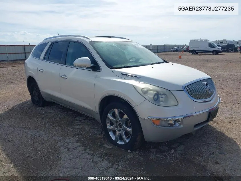 2008 Buick Enclave Cxl VIN: 5GAER23778J277235 Lot: 40319010