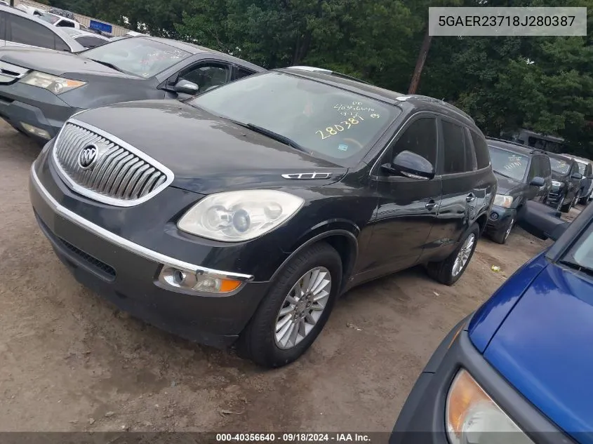 5GAER23718J280387 2008 Buick Enclave Cxl