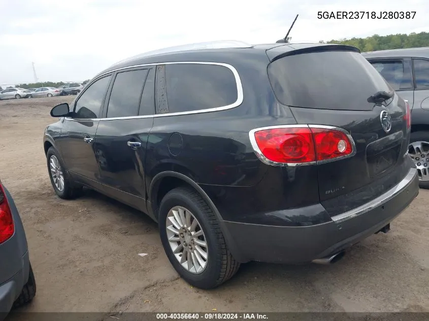 5GAER23718J280387 2008 Buick Enclave Cxl