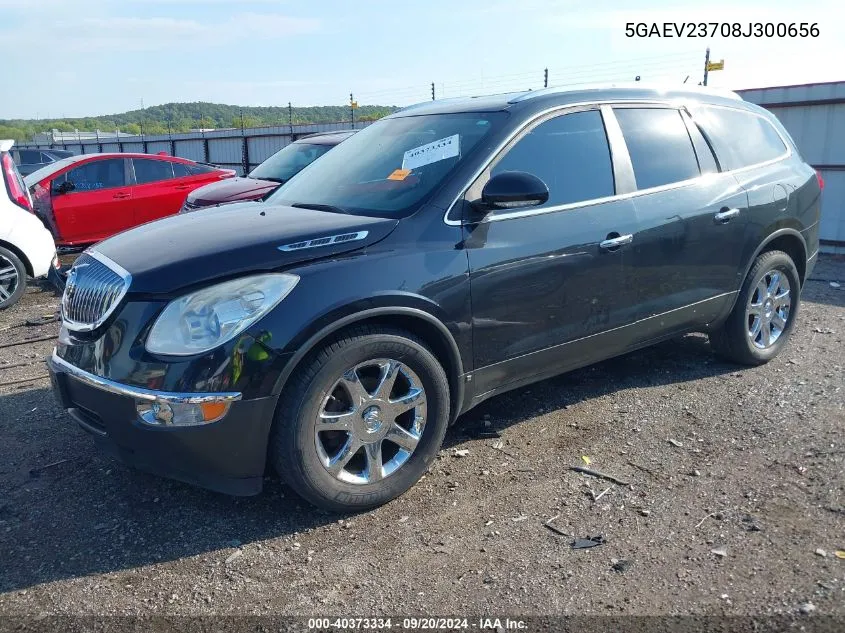 2008 Buick Enclave Cxl VIN: 5GAEV23708J300656 Lot: 40373334