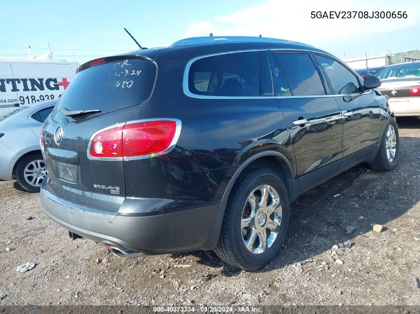 2008 Buick Enclave Cxl VIN: 5GAEV23708J300656 Lot: 40373334